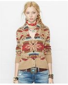 Denim & Supply Ralph Lauren Shawl-Collar Southwestern-Print Cardigan - Lyst