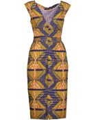 Stella Jean Knee-Length Dress - Lyst
