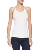 T By Alexander Wang Scoop-Neck Cami Tank - Lyst