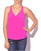 Amanda Uprichard Bow Back Cami - Lyst