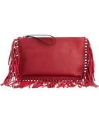 Valentino Fringed Clutch - Lyst