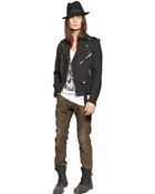 Diesel 18Cm Thavar Stretch Cotton Denim Jeans - Lyst