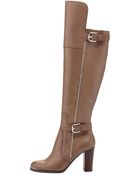 Donald J Pliner Quinto Leather Knee Boot - Lyst