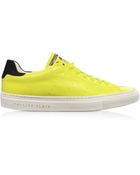 Philipp Plein Yellow Leather Hitman Sneaker - Lyst