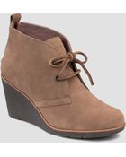 Sperry Top-sider Lace Up Platform Wedge Booties - Harlow - Lyst