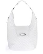 Mackage Dara-S5 White Quilted Leather Hobo Bag - Lyst