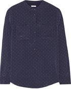 Equipment Ava Printed Washed-Silk Blouse - Lyst