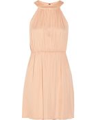 Alice + Olivia Avery Stretch-Silk Dress - Lyst