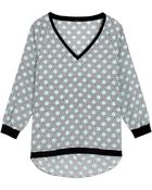 Tibi Sequoia V-Neck Top - Lyst