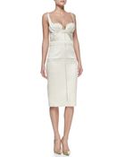 J. Mendel Fitted Bustier Dress - Lyst