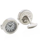 Tateossian Carbon Fibre Watch Cufflinks - Lyst