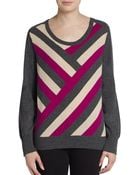 Mason by Michelle Mason Intarsia Wool & Cashmere Sweater - Lyst