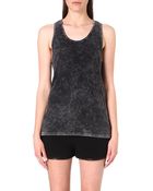 Rag & Bone Scoopneck Jersey Vest Black - Lyst
