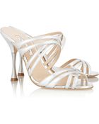 Oscar de la Renta Lilyana Leather Sandals - Lyst