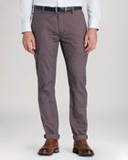 Ted Baker Hollard Cotton Herringbone Trousers - Lyst