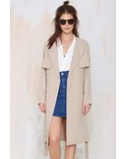 Nasty Gal Flux Trench Coat - Lyst