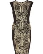 River Island Embroidered Bodycon Dress - Lyst