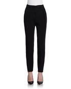 Giorgio Armani Pleatfront Skinny Pants - Lyst