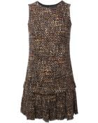 Dolce & Gabbana Sleeveless Tweed Dress - Lyst