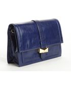 Badgley Mischka Ink Leather 'Lena' Convertible Satchel - Lyst