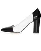 Topshop Gable Block Heel Court Shoes - Lyst
