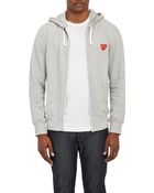Comme Des Garcons Play Playful Heart Hoodie Jacket - Lyst