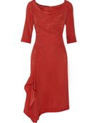 Vivienne Westwood Anglomania Solstice Crepe De Chine Dress - Lyst