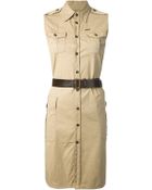 DSquared2 Military Shirt Dress - Lyst