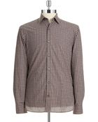 Michael Kors Checkered Sport Shirt - Lyst