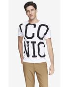 Express Slub Graphic Tee - Exploded Iconic - Lyst
