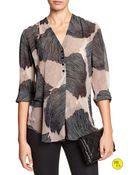 Banana Republic Factory Three-Button Vee Top - Lyst