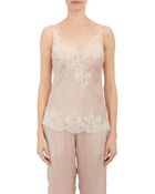 Carine Gilson Silk & Lace Camisole - Lyst