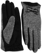 Lauren by Ralph Lauren Tweed Style Gloves - Lyst