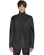 John Varvatos Techno Blend Cardigan With Toggles - Lyst