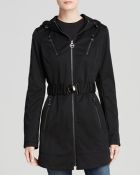 Laundry By Shelli Segal Raincoat - Hooded Soft Shell Belted - Lyst