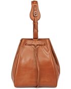 Myriam Schaefer Dino Leather Bucket Bag - Lyst