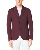 Michael Kors Cotton And Linen Blazer - Lyst