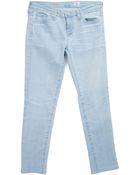 Ag Adriano Goldschmied Stilt Cropped Jeans - Lyst