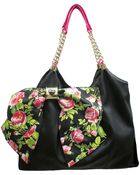 Betsey Johnson Bow Licious Tote Bag - Lyst