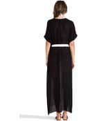 Charlie By Matthew Zink Charlie Caftan in White - Lyst