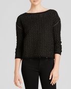 Milly Sweater - Metallic Pointelle - Lyst
