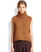 3.1 Phillip Lim Alpaca Sleeveless Turtleneck Sweater - Lyst