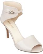 Nine West Isyouis Peep Toe Heels - Lyst