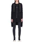 Rick Owens Zip-Up Cotton-Jersey Hoody - Lyst