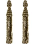 Oscar de la Renta Long Tassel Earring - Lyst
