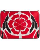 Alexander McQueen Flower Collage Print Clutch - Lyst