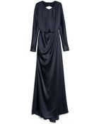 Prabal Gurung Long Sleeve Backless Gown - Lyst
