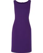 Oscar de la Renta Wool Dress - Lyst