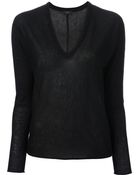 Joseph V-Neck Sweater - Lyst
