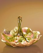 Jay Strongwater Scarlett Leaf Ring Dish - Lyst